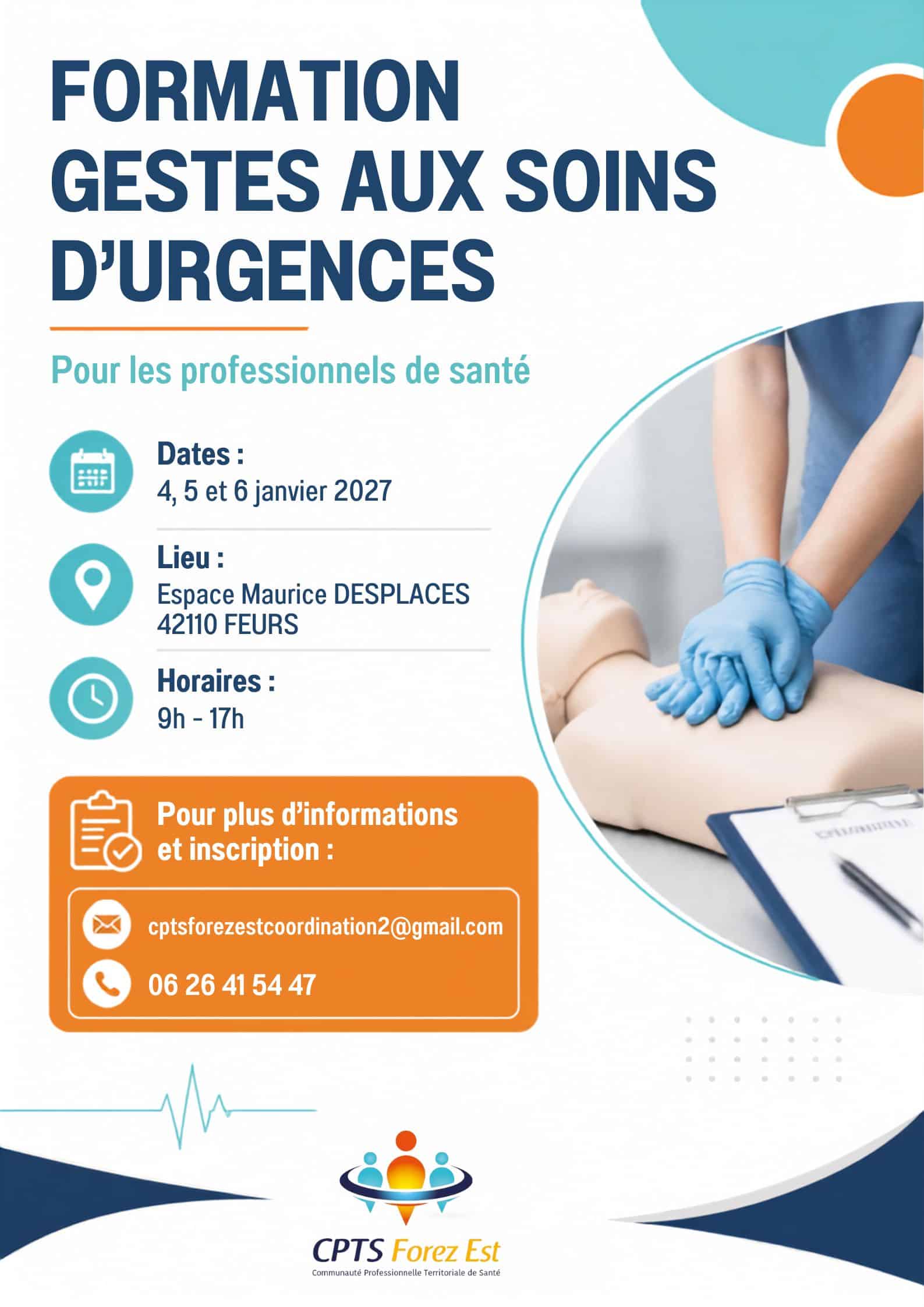 Formation Gestes aux soins d'urgences